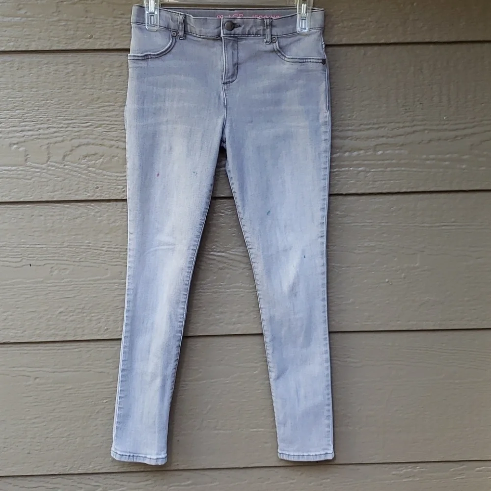 Children's place gray splatter jegging girls 14